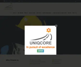 UniqCoreindia.com(Uniqcore Constructions India Private Limited) Screenshot