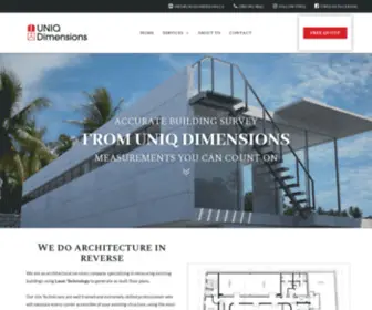 UniqDimensions.ca(Architectural Drafting Services Toronto) Screenshot