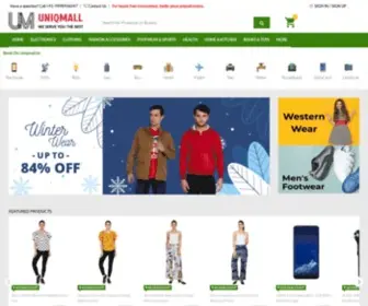 UniqMall.in(Create an Ecommerce Website and Sell Online) Screenshot