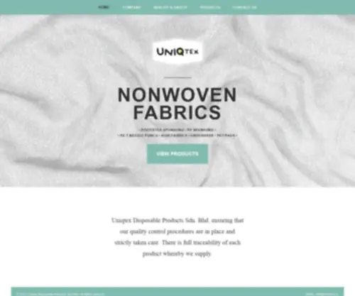 UniqTex.my(Uniqtex Disposable Products Sdn Bhd) Screenshot