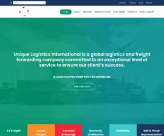 Unique-Logistics.com(Unique Logistics) Screenshot