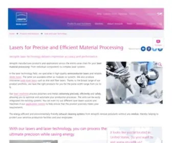 Unique-Mode.com(Process your materials with a very precise and efficient laser technology) Screenshot