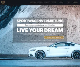Unique-Rent.de(Sportwagen günstig in München mieten) Screenshot