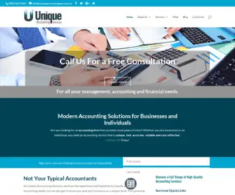 Uniqueaccountingservices.ca(Unique Accounting Services) Screenshot