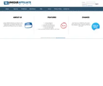 Uniqueaffiliate.net(Unique Affiliate Network) Screenshot