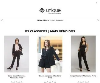 Uniquealfaiataria.com.br(O Lado Cool Da Alfaiataria Feminina) Screenshot