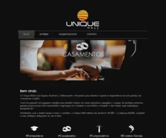 Uniqueararaquara.com.br(Unique Hall) Screenshot