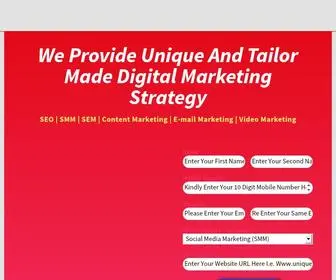 Uniquebusinessmarketer.com(Unique Digital Marketing Agency in Ahmedabad) Screenshot