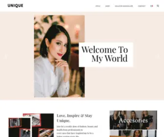Uniquebymarcela.com(Unique by Marcela) Screenshot