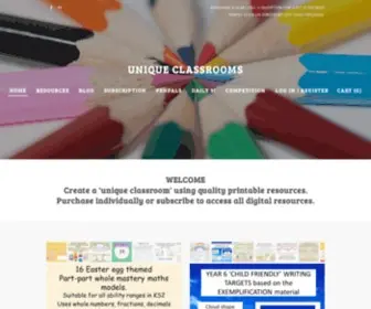 Uniqueclassrooms.com(Unique classrooms) Screenshot