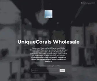 Uniquecoralswholesale.com(UniqueCorals Wholesale) Screenshot