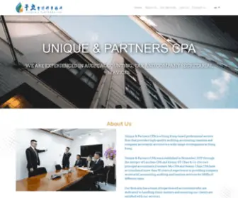 UniquecPa.co(Unique CPA) Screenshot