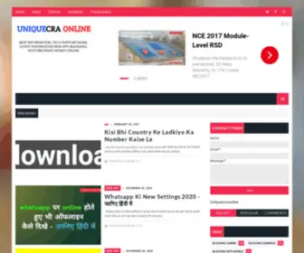 Uniquecra.online(Uniquecra online) Screenshot