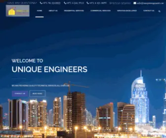 Uniqueengineers.ae(Unique Engineers Technical Services LLC) Screenshot