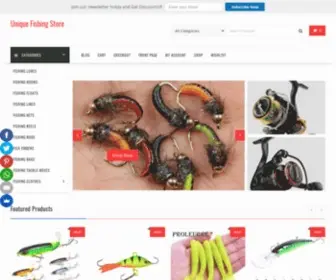 UniquefishingStore.com(Unique Fishing Store) Screenshot