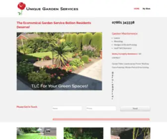 Uniquegardenservice.co.uk(Economical Garden Services) Screenshot