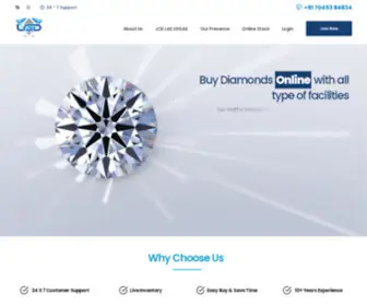 Uniquegrowndiamond.com(Create an Ecommerce Website and Sell Online) Screenshot