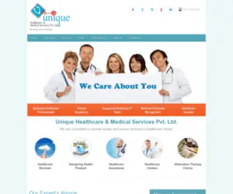 Uniquehealthcare.org.in(Unique Healthcare & Medical Services Pvt Ltd) Screenshot