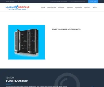 Uniquehosting.com(Highly Secure Web Hosting Services) Screenshot
