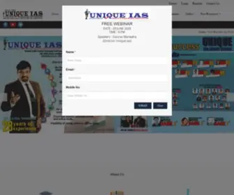 Uniqueias.org(Best IAS Coaching in Bhopal) Screenshot