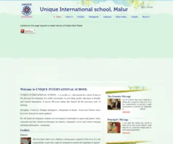 Uniqueinternationalschool.org(Unique International School Malur) Screenshot