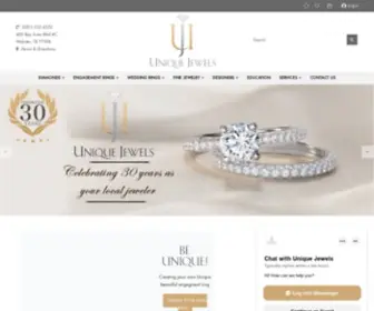 Uniquejewelshouston.com(Unique Jewels) Screenshot