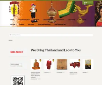 Uniquely-Thai.com(Uniquely Thai) Screenshot