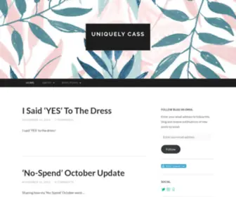 Uniquelycass.com(Uniquely Cass) Screenshot