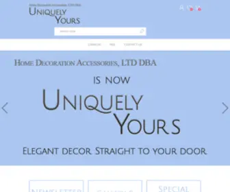 Uniquelyyoursusa.com(Uniquely Yours) Screenshot