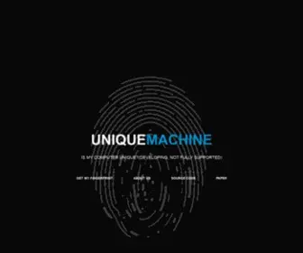 Uniquemachine.org(Unique Machine) Screenshot