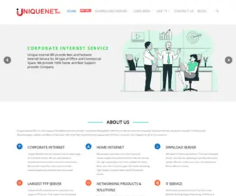 Uniquenetbd.com(Best internet Provider In Mohammadpur Dhaka) Screenshot