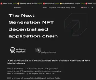 Uniqueone.network(The Next Generation NFT blockchain) Screenshot