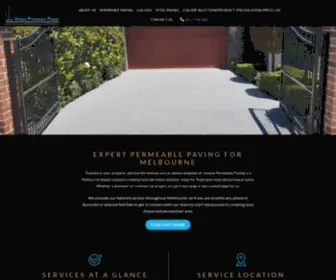 Uniquepermeablepaving.com.au(Paving in Australia) Screenshot