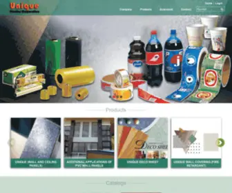 Uniqueplastics.com(亙豐興業有限公司) Screenshot