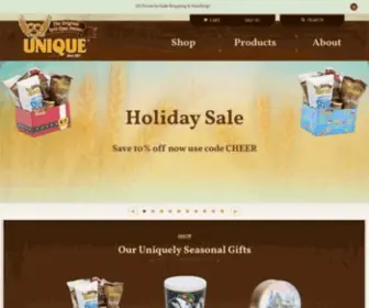 Uniquepretzels.com(Unique Pretzel Store) Screenshot