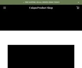 UniqueproductStore.com(UniqueProduct Shop) Screenshot