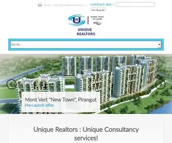 Uniquerealtors.in(Unique Realtors) Screenshot