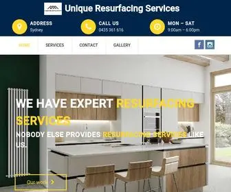 Uniqueresurfacingservices.com.au(Unique Resurfacing Services) Screenshot