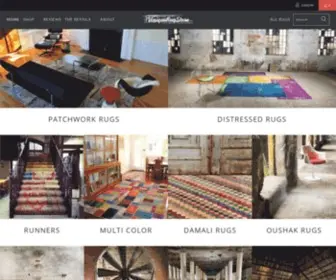 UniquerugStore.com(Handwoven Vintage Overdyed Turkish Rugs & Kilims) Screenshot