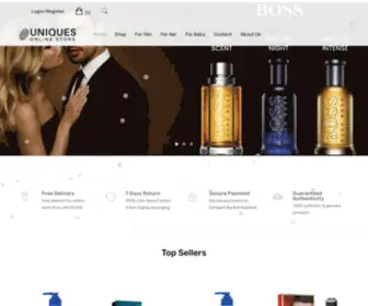 Uniques.lk(Genuine Perfumes in Sri Lanka) Screenshot