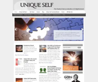 Uniqueself.com(Marc Gafni and Ken Wilber) Screenshot