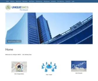 Uniquesmcs.com(Home) Screenshot