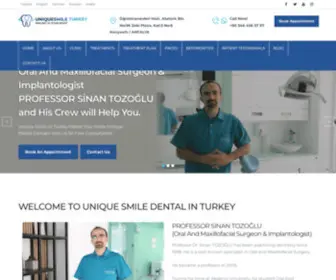 Uniquesmileturkey.com(Turkey Dental Clinic) Screenshot