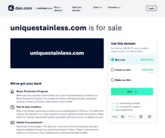 Uniquestainless.com(Uniquestainless) Screenshot