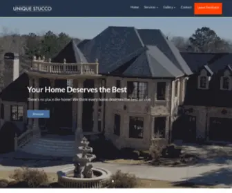 Uniquestucco.com(Unique Stucco in Atlanta) Screenshot