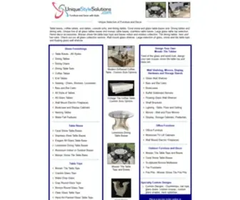 Uniquestylesolutions.com(Unique Furniture and Decor) Screenshot