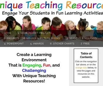 Uniqueteachingresources.com(Unique Teaching Resources) Screenshot