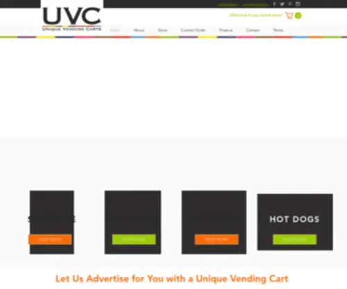 Uniquevendingcarts.co.uk(Unique Vending Carts (UVC)) Screenshot