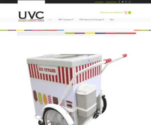 Uniquevendingcarts.com(Paletas Cart) Screenshot