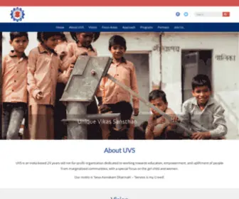 Uniquevikassansthan.org(Unique Vikas Sansthan) Screenshot